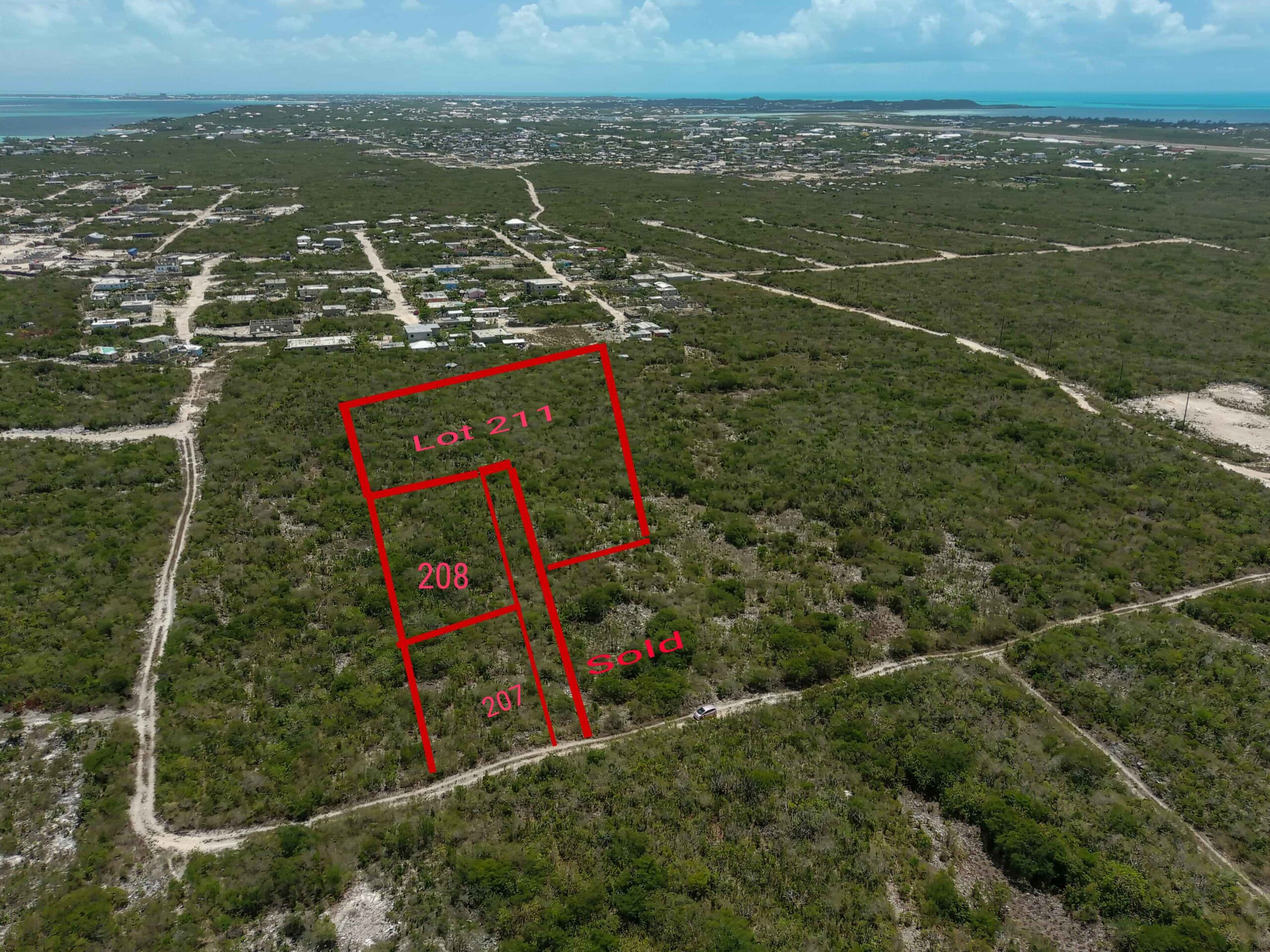 Jolly Realty TCI Providenciales Airport PLS Land for sale