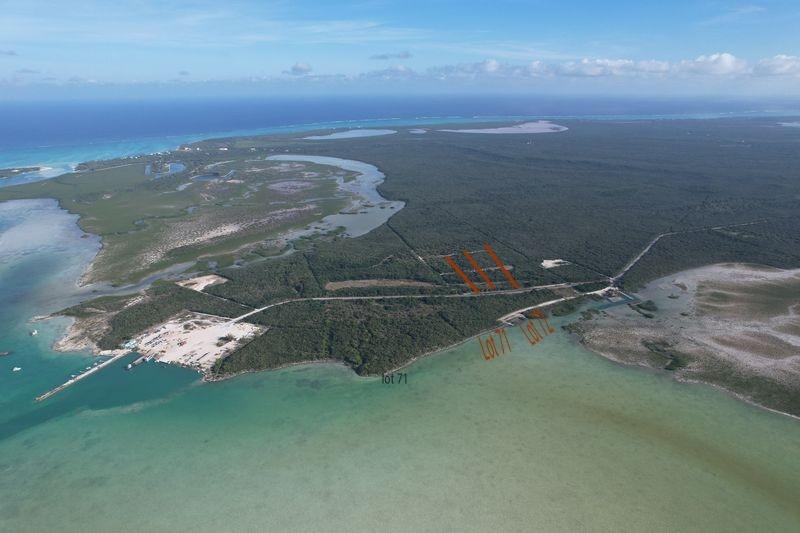 North Caicos Bellefield Two 0l.98-acre lots surrounded by water for sale with Jolly Realty in Turks and Caicos